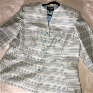Mint blue Blazer striped size 20w